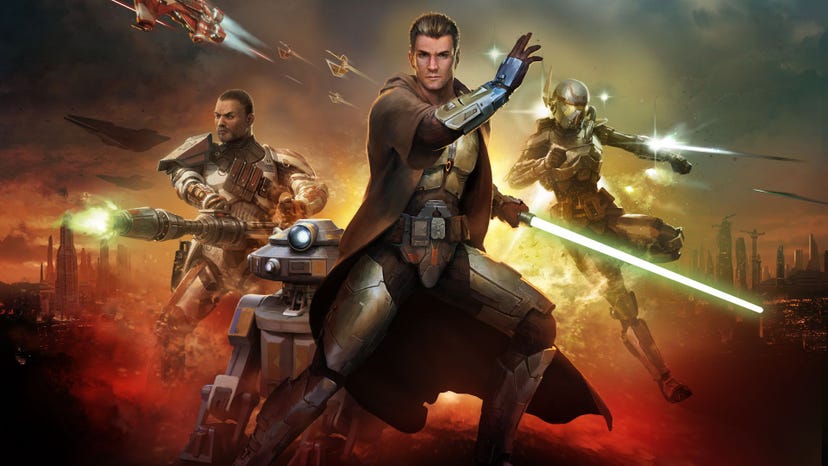 Key art for BioWare and Broadsword's Star Wars: The Old Republic.